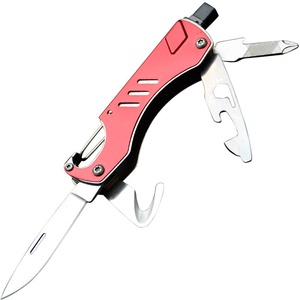 Cuchillo multifunción, cuchillo plegable de acero inoxidable para emergencias, rompecristales para coche, navaja multiusos - Product Image 5