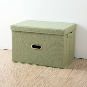 Clothing Organizer Storage Box Rectangle Gray Solid Color With Lid For Wardrobe Closet Bedroom Organization - Product Image 3