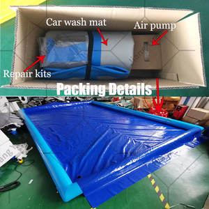 Tapis de lavage gonflable en plastique, 1 pièce, tapis de nettoyage robuste pour <span class=keywords><strong>voiture</strong></span>, Garage, conteneur de sol - Product Image 4