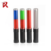Bâton de signalisation LED rechargeable 29cm 26cm 36cm avec sifflet et lumière supérieure pour la sécurité routière
