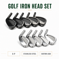 Fers de golf personnalisés OEM en acier inoxydable moulé en deux parties avec face usinée CNC pour hommes et femmes golfeurs