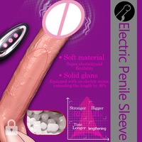 Manchon d'extension de pénis réaliste pour homme, préservatif retardant l'éjaculation, manchon de pénis pour homme, sex toy pour adulte, outil érotique, dropshipping.