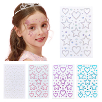 Offre Spéciale : Tatouages Temporaires Scintillants pour le Visage – Motifs Licorne, Renard et Autres Animaux – Maquillage Facial pour Enfants – Autocollants de Tatouage pour Fêtes et Festivals