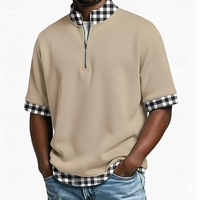 T-shirts de sport d'été décontractés pour hommes, style rétro, respirants, personnalisables OEM/ODM, à manches courtes pour l'entraînement en extérieur