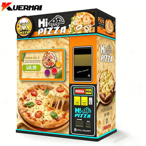 熱々の新鮮な食品 全自動業務用ピザ自動販売機 ODM販売 SDK機能 デジタルタッチスクリーン クレジットカード QRコード対応 - Product Image 2