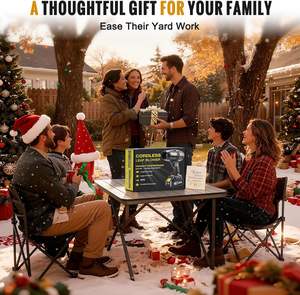 Soffiatore Elettrico a Batteria Portatile, Mini Soffiatore a Getto d'Aria con 2 Batterie da 4.0Ah e Caricabatterie - Product Image 2