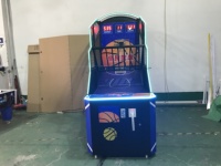 Machine de tir en salle pliable, machine de basket-ball à pièces, jeu d'arcade de basket-ball