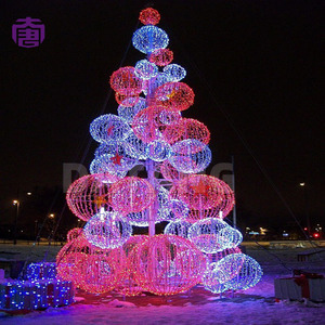 Lumière décorative LED pour arbre de Noël extérieur, idéale pour les parcs, les paysages et la décoration des jardins festifs - Product Image 5