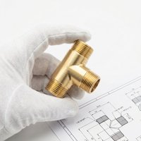Services de fabrication sur mesure OEM de composants de précision en laiton usinés CNC, raccords à sertir, tournage et fraisage