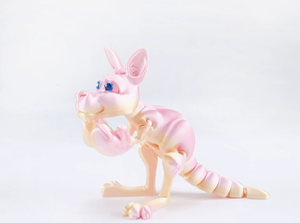 Figura de Canguro Articulado Impreso en 3D, de PLA de Seda Multicolor, Juguete Antiestrés con Articulaciones Flexibles, Estatua Australiana, Regalo - Product Image 5