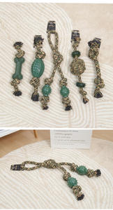 उच्च गुणवत्ता वाले टिकाऊ कपास रस्सी कुत्ते चबाना टॉय काटने वाले दांतों की सफाई करने वाले दांतों की सफाई टॉय - Product Image 3