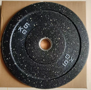 Discos de Goma Granulada para Barra, Discos de Goma de Granorificio de Colores para <span class=keywords><strong>CrossFit</strong></span> y Entrenamiento de Fuerza Comercial - Product Image 2