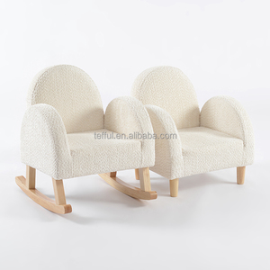 Chaise pour chambre d'enfant, chaise à bascule pour enfant, tissu en peluche pour se détendre - Product Image 2