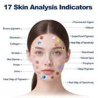 Máquina Analizadora de Piel Inteligente, Cámara de Análisis Facial para Salón de Belleza, Clínica, Pruebas de Piel, Análisis de Textura