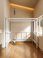 Cadre de lit électrique réglable en métal, détachable, avec design pliable pour gagner de la place, extensible et portable pour la maison et l'hôtel