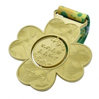 Médaille en métal personnalisée de haute qualité, style sportif, avec logo sur mesure, en émail, dorée, pour la vente en gros