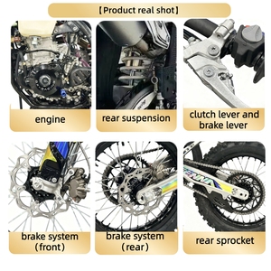 Olaf-NC450 Single Cylinder <strong>4</strong> <strong>Stroke</strong> Water Cooled <strong>Dirt</strong> <strong>Bike</strong> 6-Speed PWK38 Carburetor CNC Wheel Hub 50T Rear Sprocket 450cc 43.5HP - Product Image 5