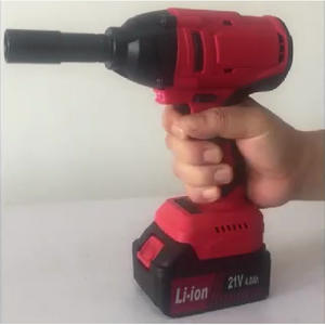 ประแจบลัชเลสอื่นๆ แรงบิด 500 นิวตันเมตร 2200 รอบต่อนาที แบตเตอรี่ลิเธียมสีแดงแบบชาร์จได้ สำหรับซ่อมยางรถยนต์ - Product Image 3
