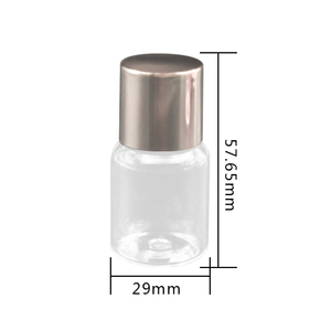 Luxuriöse kundenspezifische Plastikzylinder 15 ml Duftflasche Kosmetik Hautpflege leere Flaschen mit goldenem Spiralabdeckel - Product Image 6