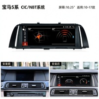 Carplay Android Auto Dashboard Mount Kamera Mundur USB Garansi 1 Tahun Mikrofon Internal untuk BMW Seri 5 F10 10.25/12.3 inci