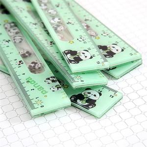 Kawaii 15cm righello da disegno dritto in plastica flessibile cartone animato a forma di Panda righelli per studenti delle scuole <span class=keywords><strong>geometria</strong></span> matematica - Product Image 5