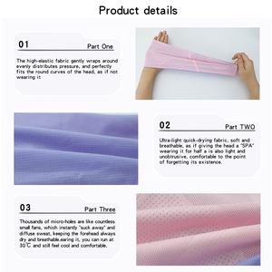 Bandeaux de sport à séchage rapide pour femmes et hommes, idéaux pour le basketball et le football, avec logo personnalisé, vente en gros - Product Image 3