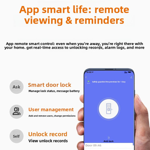 Cerradura Inteligente para Puerta con Video WiFi Tuya, Pantalla con Cámara, Identificación Facial 3D, Almacenamiento en la Nube, Desbloqueo Remoto por Aplicación y Sistema de Hogar Inteligente - Product Image 6