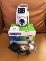 Caméra de sécurité IP miniature 5MP pour intérieur, audio bidirectionnel, moniteur bébé, suivi humain 360°, détection de mouvement, vision nocturne, caméra réseau