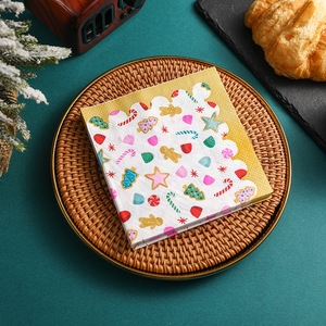 Papier bedruckte Serviette Persönliche Servietten Einweg Party Seidenpapier Hotel Restaurant Tisch Bistro - Product Image 3