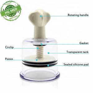 Twist Saug Schröpf becher Nippel Enhancer Massage Vakuum dosen Fetisch Kunststoff Ver größerer Sauger Körper Brust massage geräte - Product Image 5