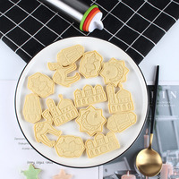 Besafe DIY 3D Ramadan Eid Mubarak tampon à biscuits musulman islamique presse à biscuits tampon Fondant moule emporte-pièces ensemble