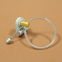 AM EAS Hartkabel-Sicherheitsetikett 70mm Schlaufe Grau Magnetisch für Elektronik
