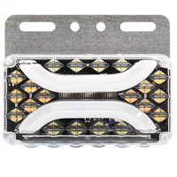 Feux latéraux de camion à LED 24V, feux clignotants à flux continu, feux modifiés universels