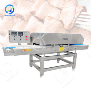 OCEAN Industrial Pork Fish <b>Meat</b> Slice Cut Machine Horizontal <b>Meat</b> Chicken Breast <b>Slicer</b> Machine - Product Image 1