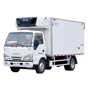 Congélateur frigorifique de viande froide de transport de poulet 2 tonnes Isuzu 100p Elf 4.2 mètres unité de réfrigérateur camions réfrigérés en gros - Product Image 2