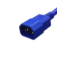 Câble d'alimentation IEC C13 C14 10A 15A, connecteur C14, prise 3 broches, rallonge C14 vers C13 pour centre de données informatique