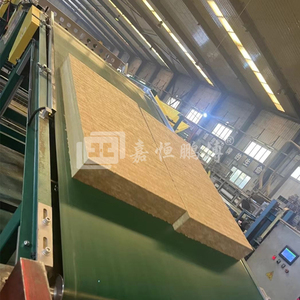 25-200mm OEM hỗ trợ không dễ cháy đá len Hội Đồng Quản trị mịn kết thúc chống cháy khoáng sản tấm bánh sandwich đá len cách nhiệt - Product Image 3