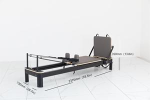 Equipo de Ejercicio para Uso Doméstico y Comercial, Reformer de Aluminio Negro - Product Image 2
