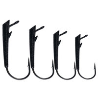 5pcs/bag Kepala Jig Timbal Hitam Mata Kail Jig 3.5g 5.3g 7g 10g untuk Umpan Ikan Trout di Sungai, Air Asin, dan Air Tawar