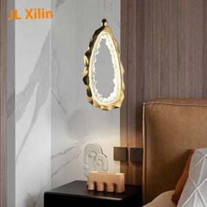 포스트모던 빌라 아일랜드 전체 구리 링 펜던트 조명 럭셔리 프랑스 호텔 레스토랑 풍경 조명기구 - Product Image 6