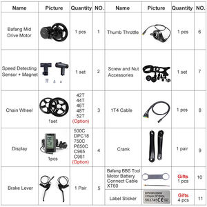 <span class=keywords><strong>Bafang</strong></span>-<span class=keywords><strong>kit</strong></span> de conversión de motor medio de <span class=keywords><strong>bicicleta</strong></span> <span class=keywords><strong>eléctrica</strong></span>, bbs, 36v, 500w, <span class=keywords><strong>kit</strong></span> de conversión de motor de manivela para <span class=keywords><strong>bicicleta</strong></span> <span class=keywords><strong>eléctrica</strong></span> - Product Image 4