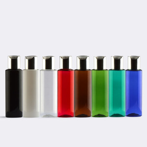 Bouteille de <span class=keywords><strong>shampoing</strong></span> portable en plastique PET de 100ml avec logo personnalisé bouteille de lotion à presser pour gel douche et soins de la peau taille voyage avec bouchon à pression - Product Image 2