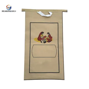 Customized 25kg Chemical Packaging Three-Composite Kraft Paper Woven Bag Snake Skin Waterproof Protein Powder Paper-Plastic Bag