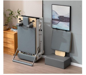Reformeur de <span class=keywords><strong>Pilates</strong></span> pliable et réglable Toprate, gain de place, pour studio de <span class=keywords><strong>Pilates</strong></span> et usage personnel - Product Image 2