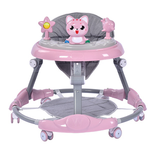 Nouveau Design trotteur avec auvent 360 roues pivotantes pliable poignée de poussée jouets de musique pour nouveau-né apprentissage tout-petits marcheurs - Product Image 5