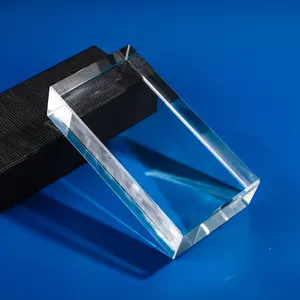 Bloques de vidrio de fusión ladrillos de cristal transparente decoración de pared y partición