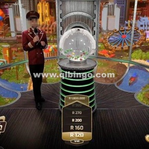 Máquina de Bingo <span class=keywords><strong>Digital</strong></span> Interactiva de Lujo, Máquina de Lotería con Esferas Acrílicas y Reconocimiento RFID API - Product Image 3