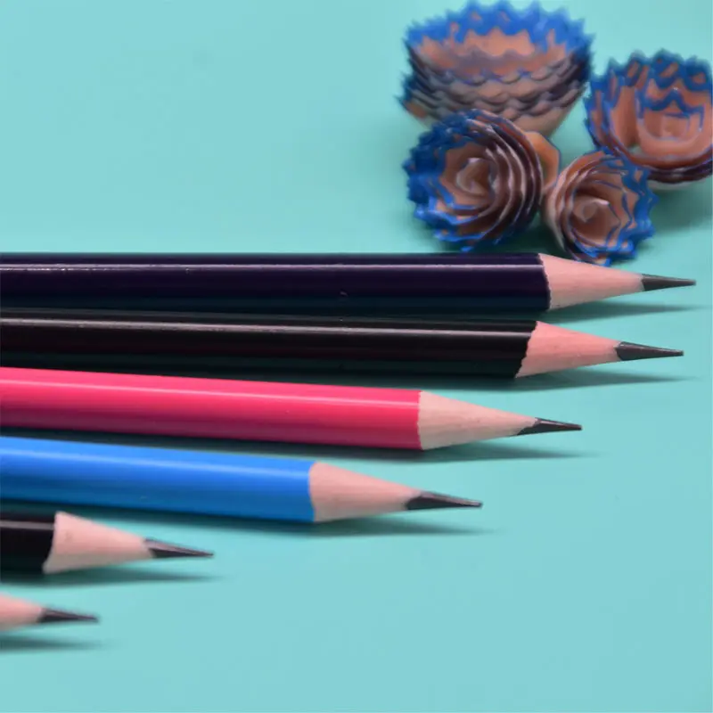 مصنع شعار مخصص مجموعة القرطاسية المدرسية 3D شكل قلم رصاص لغز الأطعمة الحلوى معكرون ممحاة