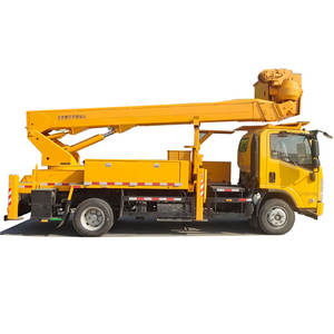 Isuzu ดีเซลยูโร5รถบรรทุกกระเช้าทางอากาศ19เมตรฉนวนคนงานทางอากาศ - Product Image 2