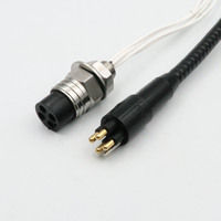 Conector Submarino Circular Compatible con Subconn, 10A de Corriente, 2-4 Pines, Soporta una Tensión de 70 MPa